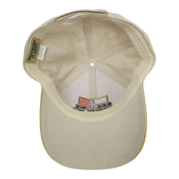 Ask Me About My Soldier Strapback Cap Trucker Baseball Hat Brother In Arms Beige - Picture 11 of 12